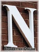 Plastic Letter from Sign Letters Online