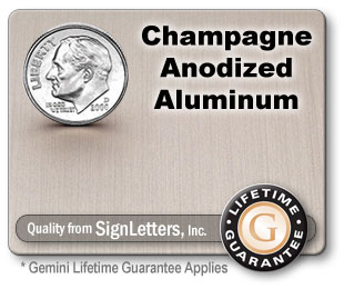 Aluminum Sign Letters